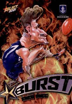 2021 Select AFL Footy Stars - Starburst Caricatures Fire #SP24 Rory Lobb Front